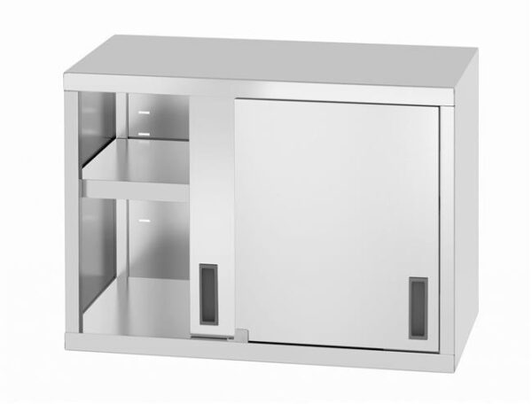 Závěsná skříňka s posuvnými dveřmi – svařovaná, hloubka 400 mm, HENDI, Profi Line, 800x400x(H)600mm - Image 2