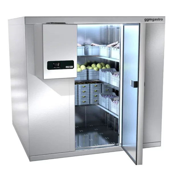 Chladící místnost z nerezavějící oceli - 1500 x 2100 mm - 4,8 m3 - chladící jednotka - Image 9