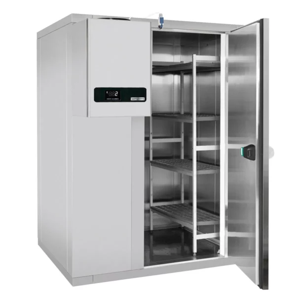 Chladící místnost z nerezavějící oceli - 1800 x 1500 mm - 4,06 m3- chladící jednotka - Image 9