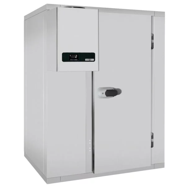 Mrazící buňka z nerezavějící oceli - 2100 x 1200 mm - 3,16 m3 - včetně mrazící jednotky a lišt - Image 14