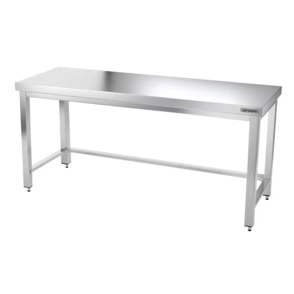 Nerezový pracovní stůl PREMIUM - 1800x700mm - s podnoží a výztuhou - Image 7