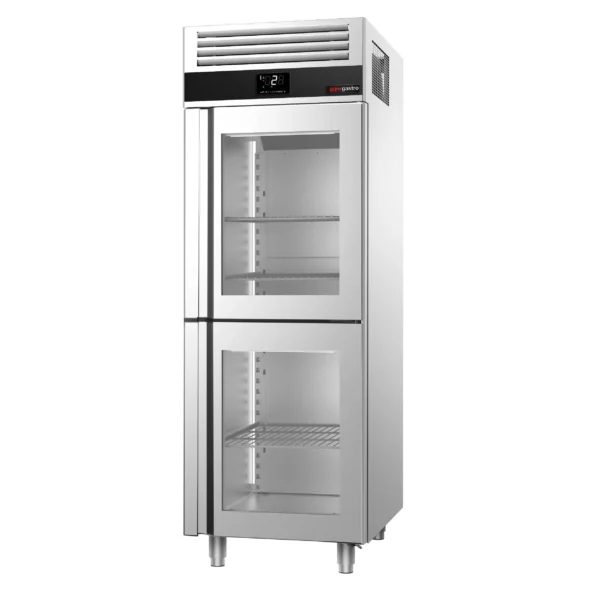 Chladnička PREMIUM - GN 2/1 - 700 litrů - se 2 skleněnými polovičními dveřmi - Image 3