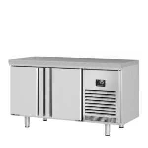 Pekařský chladící stůl PREMIUM PLUS - 1618x800mm - se 2 dvířky a žulovou pracovní deskou