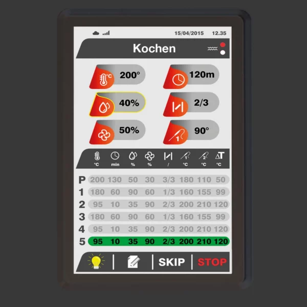 Pekařský konvektomat - Touch - 6 x EN 60x40 - s mycím systémem - Image 9