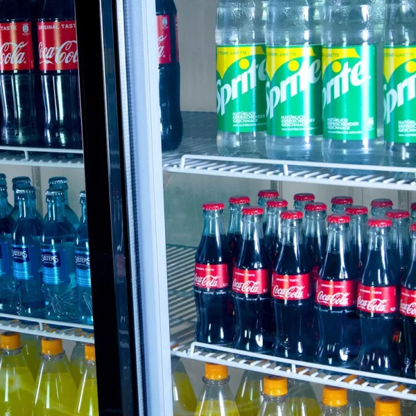 Chladnička na nápoje - 880 litrů - se 2 posuvnými skleněnými dveřmi a reklamním displejem - Image 3