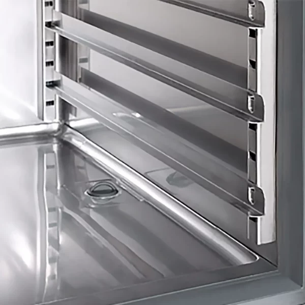 Chladící stůl na pizzu PREMIUM PLUS - 1980x700mm - se 3 dvířky - včetně chladící vitríny - 9x GN 1/4 - Image 5
