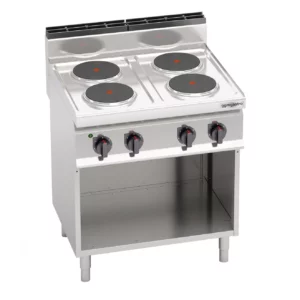 Elektrický sporák - 10,4 kW - 4 plotny kulaté