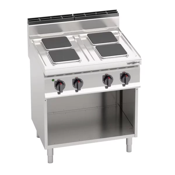 Elektrický sporák - 10,4 kW - 4 plotny čtvereční - Image 4