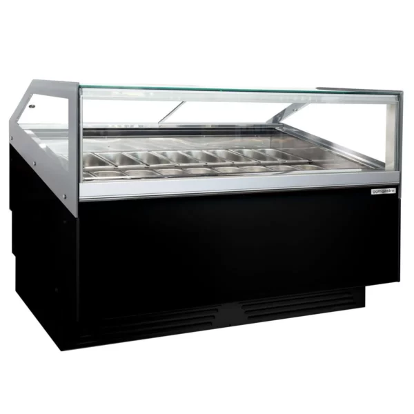 Zmrzlinový pult - 1700 mm - s LED osvětlením - pro 18x 5l nebo 12x 7l nádoby - Image 9