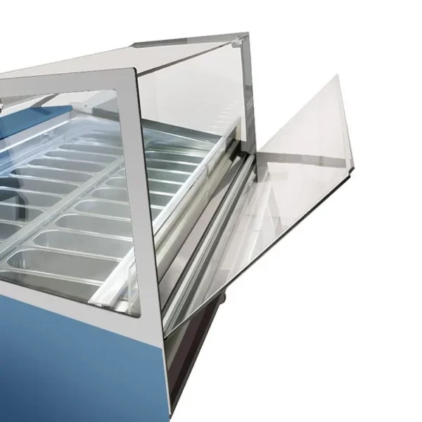 Zmrzlinový pult - Břečťan - 1910 mm - s LED osvětlením - pro 20x 5l nádobu - Image 2