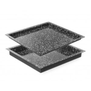 Smaltovaný plech GN 2/3, HENDI, GN 2/3, 345x325x(H)40mm