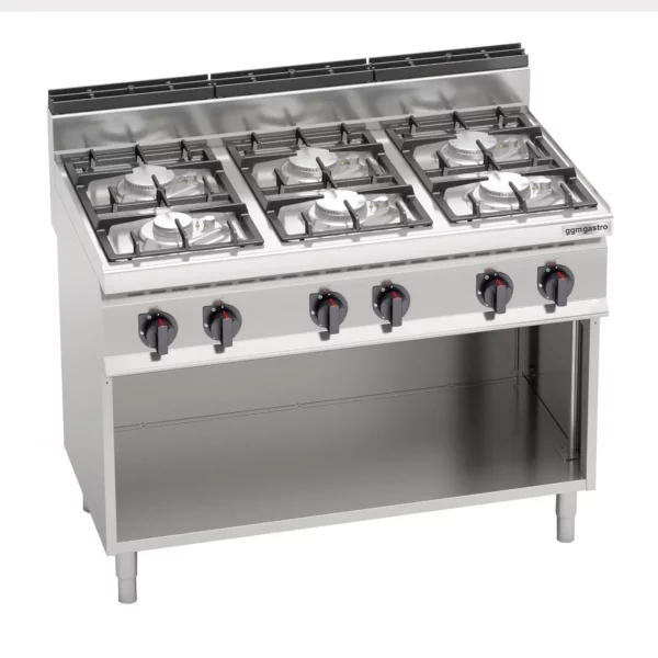 Plynový sporák - 33,5 kW - 6 hořáků - Image 3
