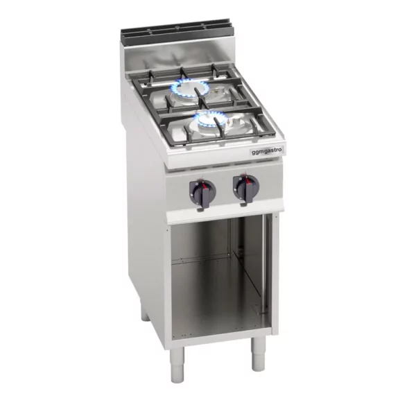 Plynový sporák s podstavcem - 9,5 kW - 2 hořáky - Image 4