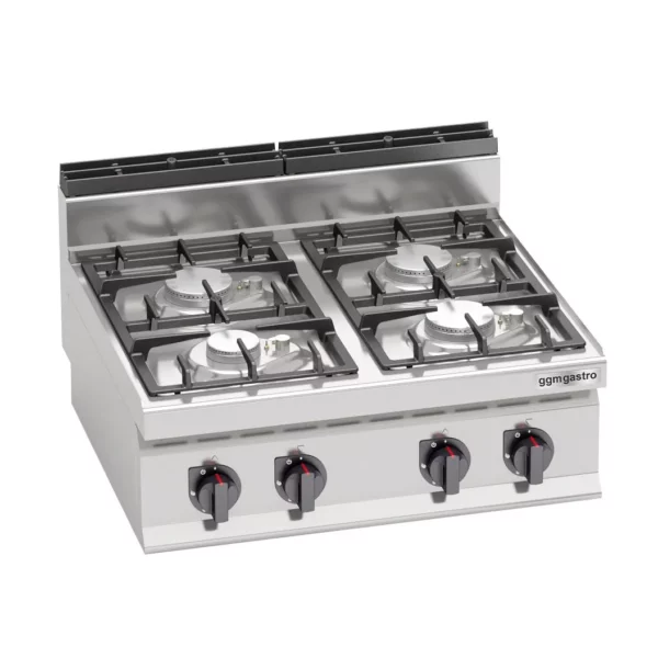Plynový sporák - 21,5 kW - 4 hořáky - Image 3