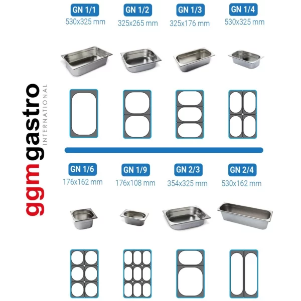 Chladící stůl na pizzu PREMIUM PLUS - 2305x800mm - se 2 dvířky a 2 zásuvkami - včetně chladící vitríny - 11x GN 1/4 - Image 6