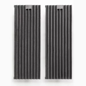Litinové grilovací rošty - 175 x 515 mm (2 kusy)