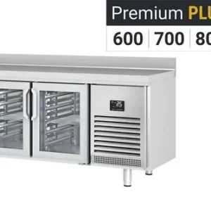 Chladicí stoly s prosklenými dveřmi 700/800/900 PREMIUM PLUS