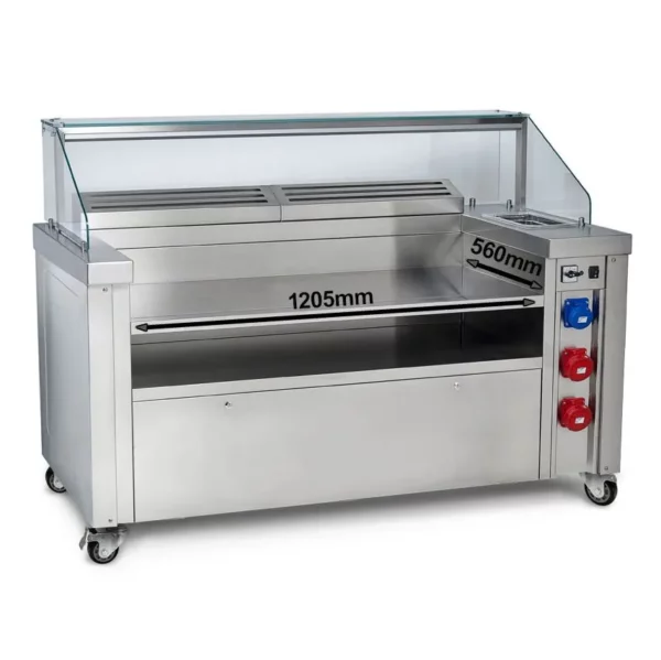 Mobilní varná stanice - 1600x850mm - výška: 1170mm - Image 17