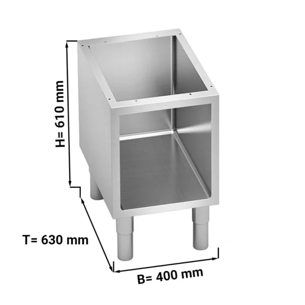 Otevřená spodní konstrukce - 400 mm - se zaoblenými hranami - Image 3