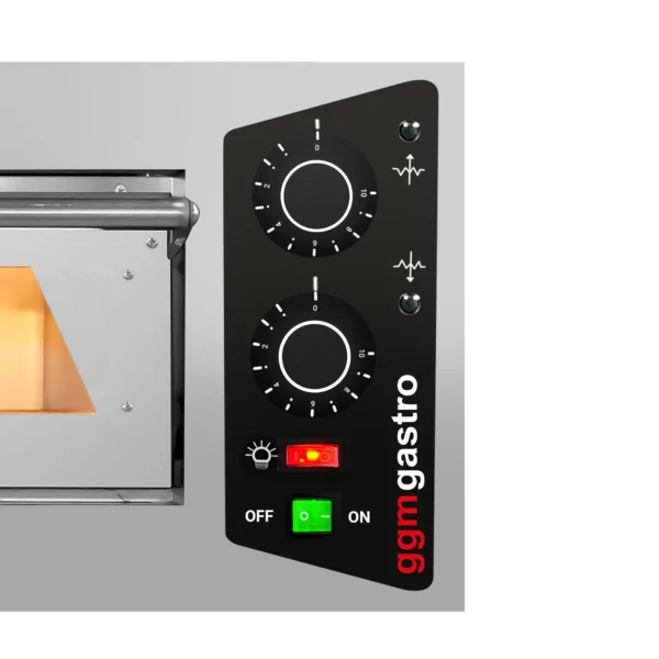 (2 kusy) Elektrická kamna na pizzu - 4+4x 24cm - manuální - Image 3