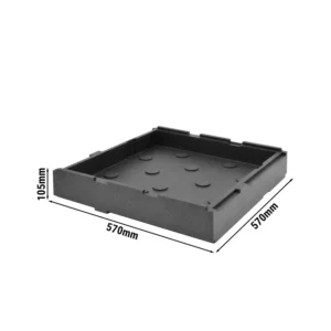 Základna nebo víko Pizza System Family rozm. 570 x 570 x 105 mm | Termobox | Ohřívací box | Izolovaný box