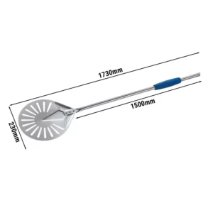 Lopata na pizzu z nerezové oceli - Ø 23 cm - perforovaná