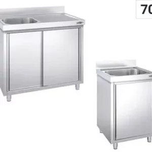 Jednodřez se skříňkou 700mm
