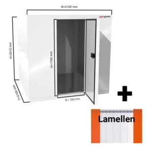 Mrazící box - 2,1 x 2,1 m - výška: 2,01 m - 6,1 m3