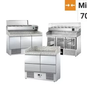 Chladicí stoly s chladící vitrínou Mini-700