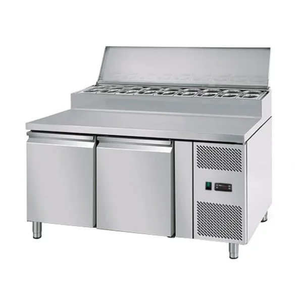 Přípravný stůl ECO - 1360mm - pro 7x GN 1/3 - 2 dveře - Image 3