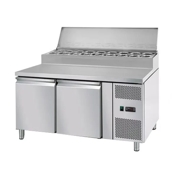 Přípravný stůl ECO - 1360mm - pro 8x GN 1/3 - 2 dveře - Image 4