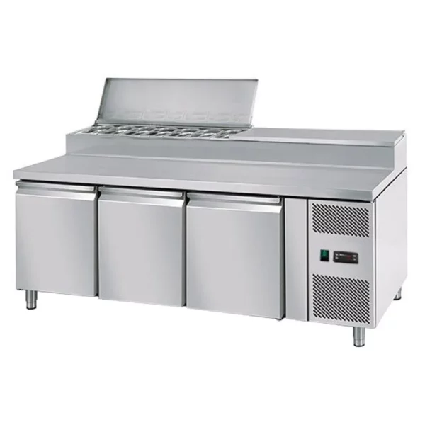 Přípravný stůl ECO - 2020mm - pro 10x GN 1/3 - 3 dveře - Image 2