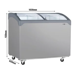 Mraznička - 1030x650mm - 209 litrů - s posuvným skleněným víkem