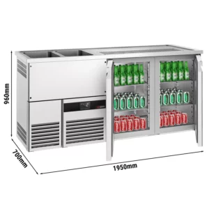 Pivní bar PREMIUM - 1950x700mm - 2 dvířka