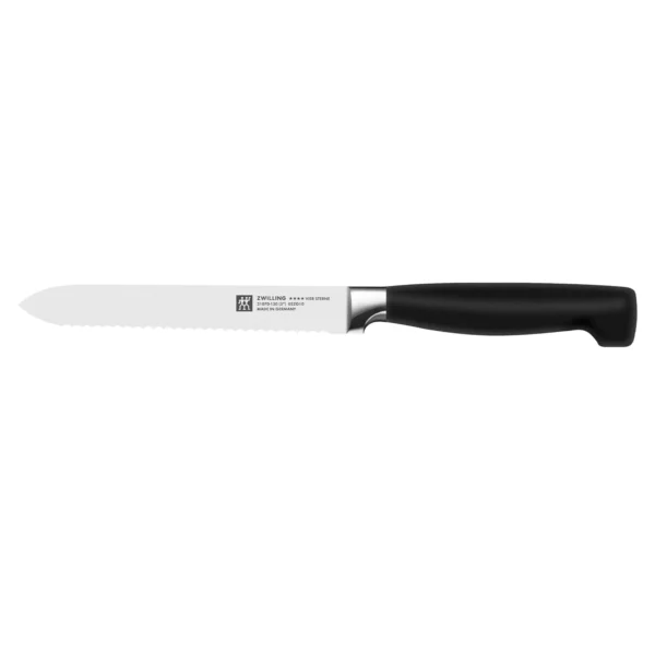 ZWILLING | VIER STERNE - Univerzální nůž s vlnitým ostřím - čepel: 130mm - Image 5