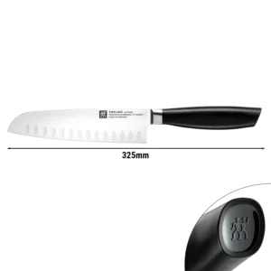 ZWILLING | ALL * STAR - Santoku nůž se speciálním výbrusem - čepel: 180mm - černý