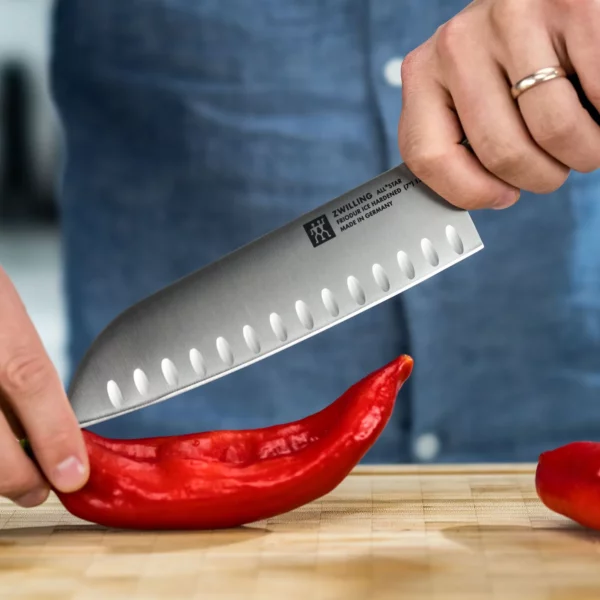 ZWILLING | ALL * STAR - Santoku nůž - čepel: 180mm - stříbrný - Image 10
