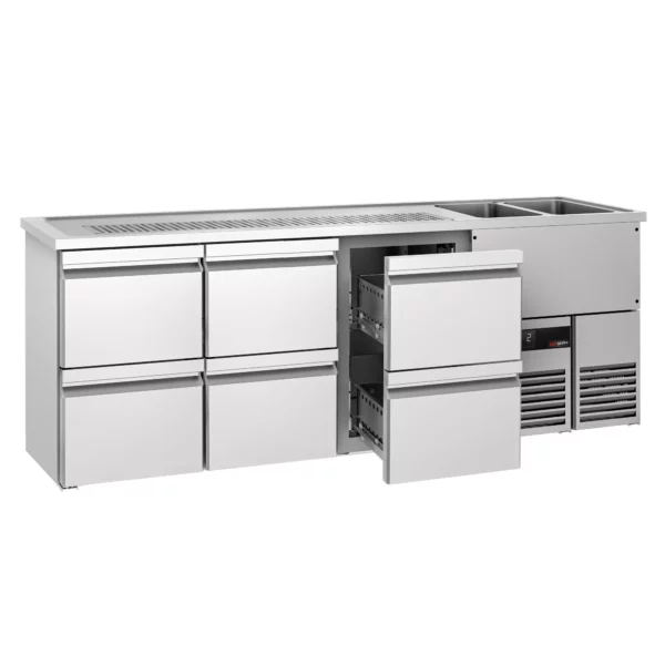 Pivní bar PREMIUM - 2500x700mm - 6 zásuvek - Image 3