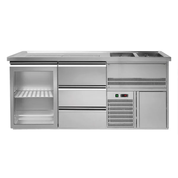 Pivní bar PREMIUM PLUS- 1950x700mm - 1 dvířka a 3 zásuvky - Image 3