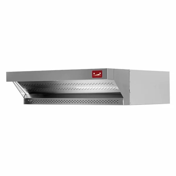 Plynová kamna na pizzu - 9x 34 cm - manuální - včetně digestoře, základního rámu a soupravy kol - Image 3