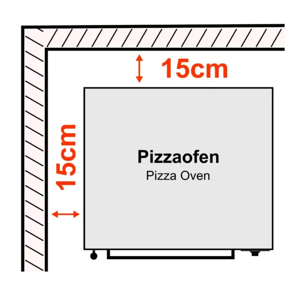 Plynová kamna na pizzu - 9x 30cm - Digitální - Image 3