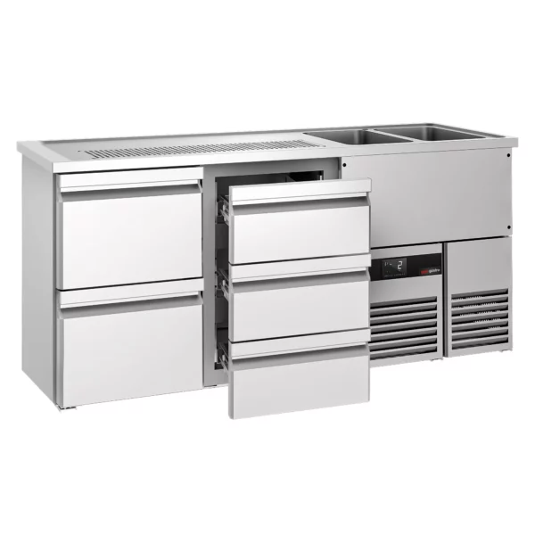 Pivní bar PREMIUM - 1950x700mm - 5 zásuvek - Image 3