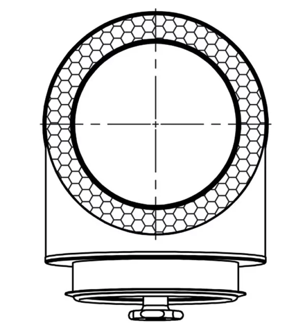 Kulatá čistící trubice - vyrobena z nerezavějící oceli - 200 mm - Image 4
