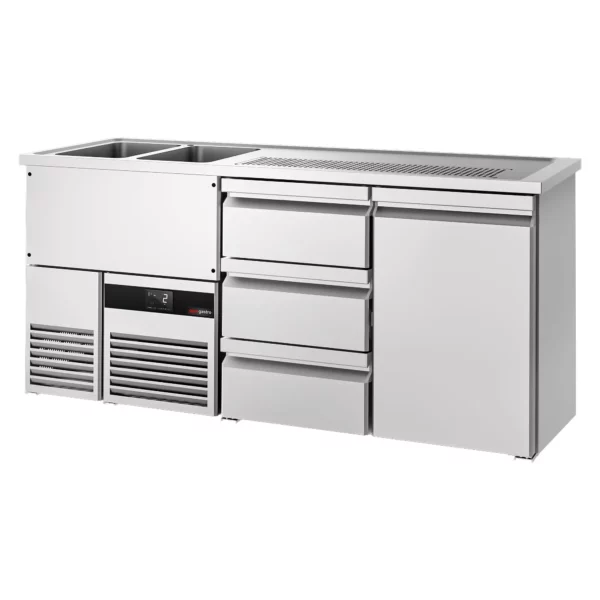 Pivní bar PREMIUM - 1950x700mm - 1 dvířka a 3 zásuvky - Image 4