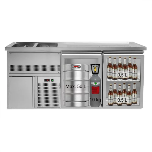 Pivní bar PREMIUM PLUS- 1950x700mm - se 2 zásuvkami - Image 4
