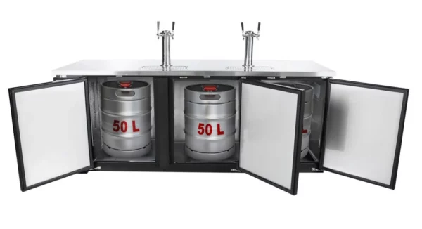 Chladič na pivo s kohoutkem - 3x50 litrové sudy - 1850x620mm - Image 4