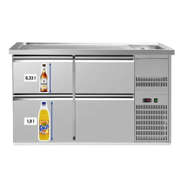 Pivní bar PREMIUM PLUS - 1550x700mm - se 4 zásuvkami - Image 5