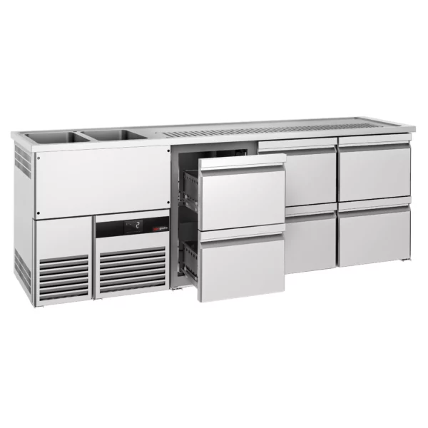 Pivní bar PREMIUM - 2500x700mm - 6 zásuvek - Image 2