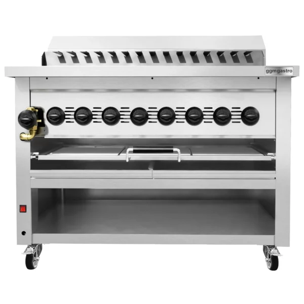 Plynový vysokovýkonný gril na Adana & Schisch Kebab - s 15 automat. rotující špízy - Image 3