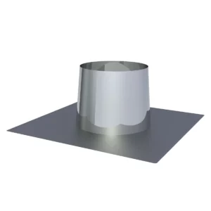 Plochá průchodka VA kuželová + manžeta proti povětrnostním vlivům / 200 mm